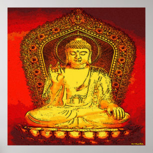 Buddha Print Poster