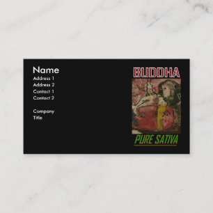 BUDDHA PURE SATIVA VISITENKARTE