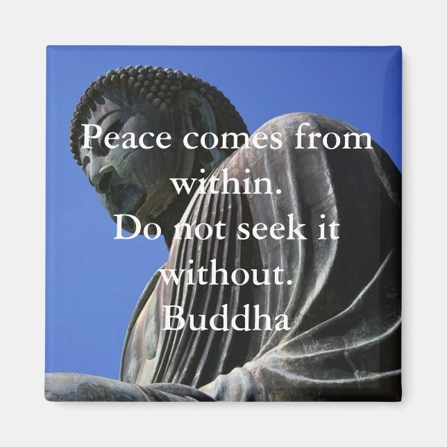 Buddha Quote Magnet 4 (Vorne)