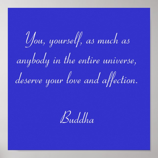 Buddha Quotes #2 Poster (Vorne)
