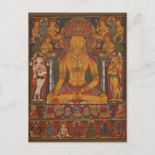 Buddha Ratnasambhava mit den Reichsgöttern Postkarte