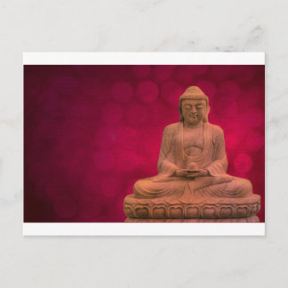 Buddha Red Postkarte