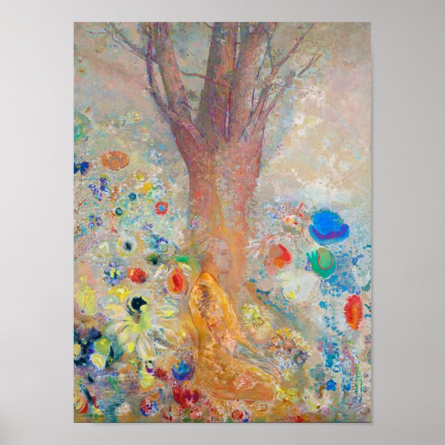 Buddha, Redon Poster (Vorne)