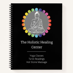 Buddha Regenbogen Chakren Spirituell Metaphysisch Notizbuch