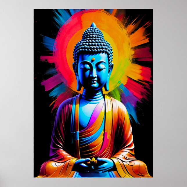Buddha - Ruhestätten Poster (Vorne)