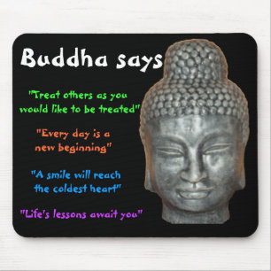 Buddha sagt mousepad
