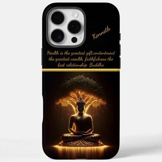 Buddha scheint unter dem heiligen Baum Case-Mate iPhone Hülle (Rückseite)