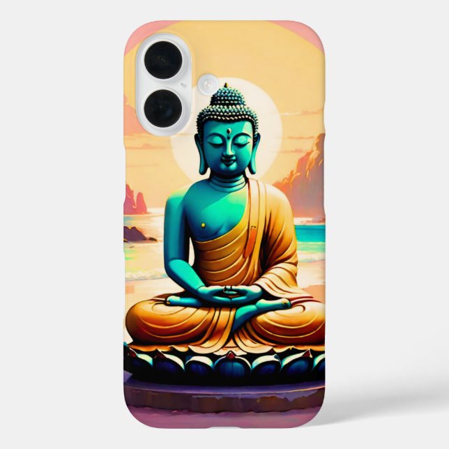 Buddha - Serene Ufer der Erleuchtung Case-Mate iPhone Hülle (Rückseite)