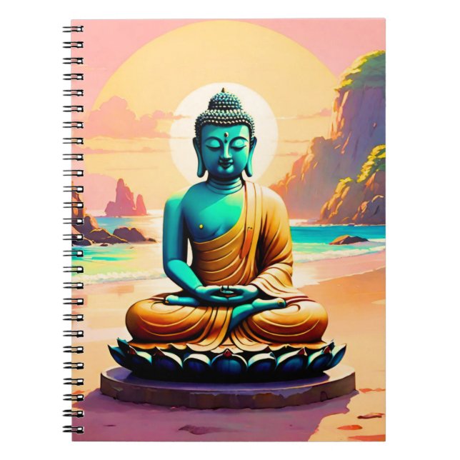 Buddha - Serene Ufer der Erleuchtung Notizblock (Vorderseite)