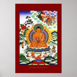 Buddha Shakyamuni 2 Religious Art Poster Series