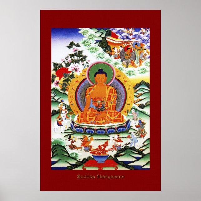 Buddha Shakyamuni 2 Religious Art Poster Series (Vorne)
