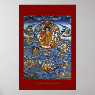 Buddha Shakyamuni 3 Religious Art Poster Serie