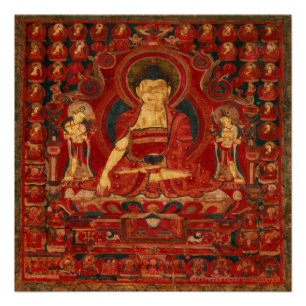 Buddha Shakyamuni als Herr des Munis Poster