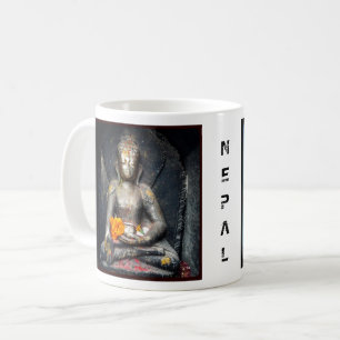 Buddha Shakyamuni & Bouthanath Stupa, Nepal Kaffeetasse