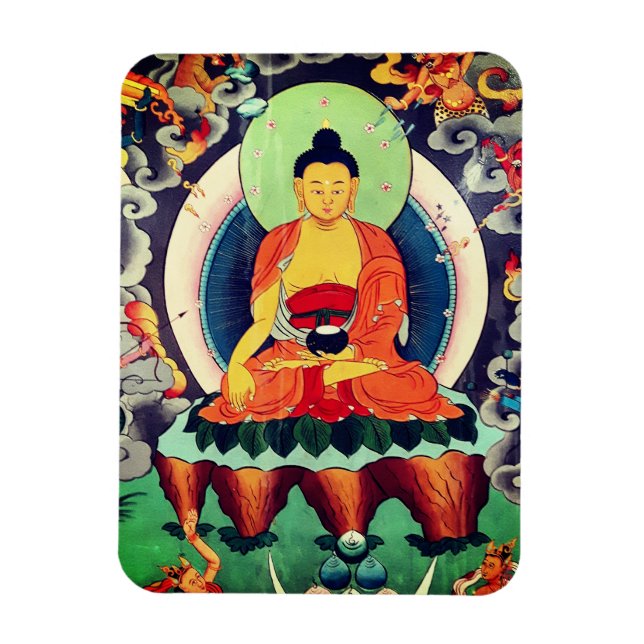 Buddha Shakyamuni, Himalaya - Nepal Magnet (Vertikal)
