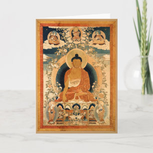 Buddha Shakyamuni Thangka Karte