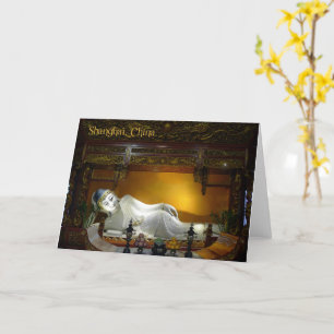 Buddha, Shanghai, China - Karte