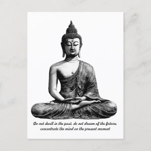 Buddha Shirt personalisiertes Zitat "Geschenk für Postkarte