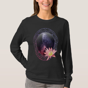 Buddha Siddhartha Gautama Lotus-Blume Modekleid T-Shirt