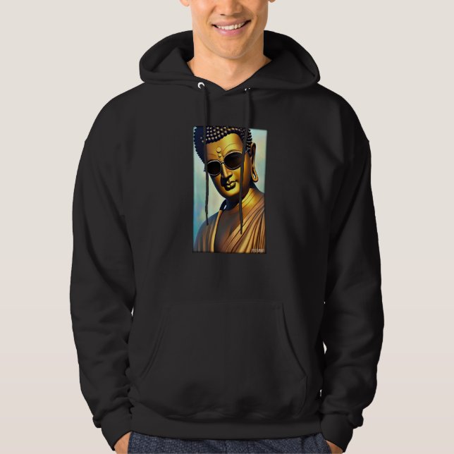 Buddha Siddhartha Gautama Sunglasses Religion Indi Hoodie (Vorderseite)