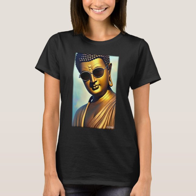 Buddha Siddhartha Gautama Sunglasses Religion Indi T-Shirt (Vorderseite)