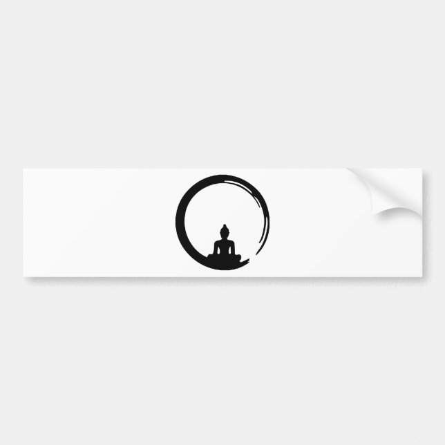 Buddha silent autoaufkleber (Vorne)