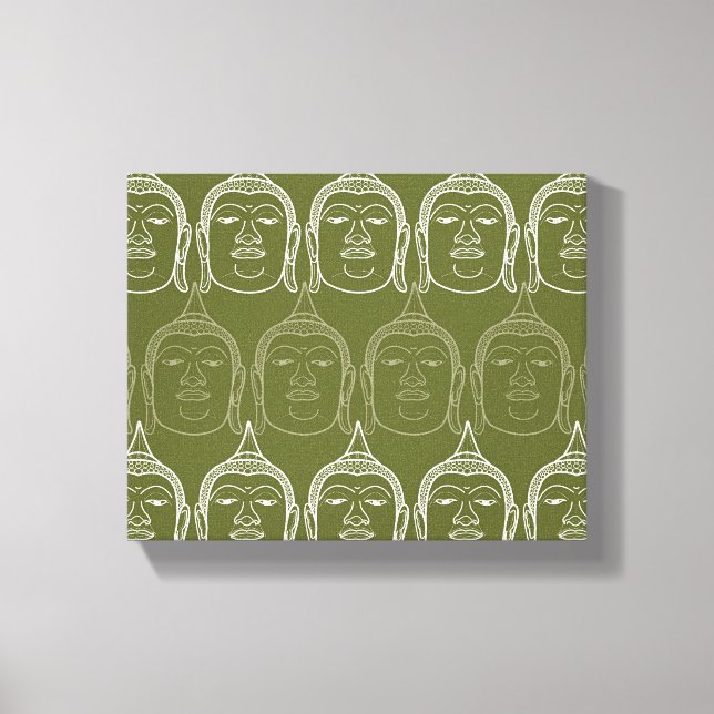 Buddha Spiritual Modern Zen Wrapped Canvas Leinwanddruck (Vorderseite)