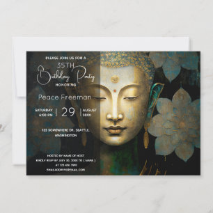 Buddha, spirituelle Meditation Einladung