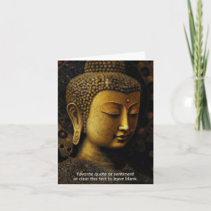Buddha, spirituelle Meditation Karte