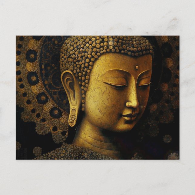 Buddha, spirituelle Meditation Postkarte (Vorderseite)