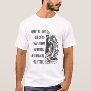 Buddha spiritueller Spruch Mandala Buddhismus Yoga T-Shirt