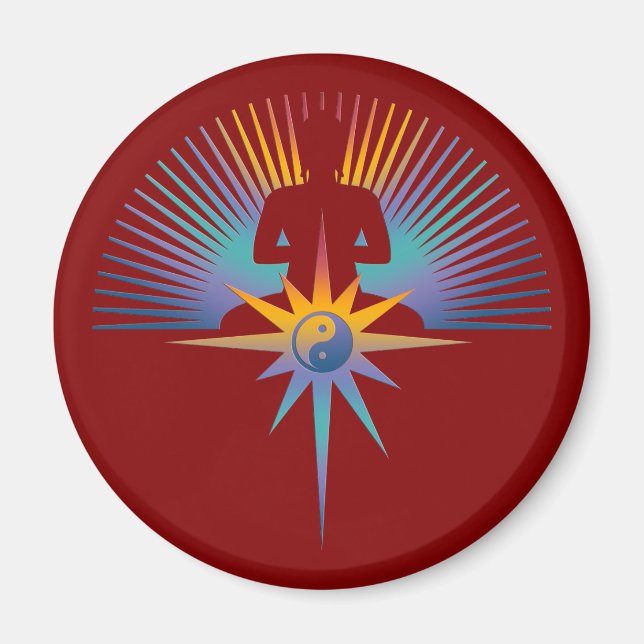 Buddha Star 3D Magnet (Vorne)