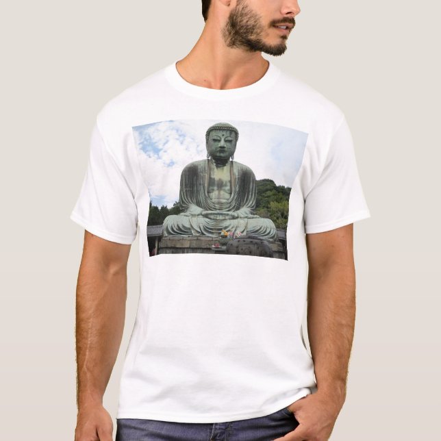 Buddha Statue Buddhismus T-Shirt (Vorderseite)