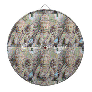 Buddha-Statue Dartscheibe