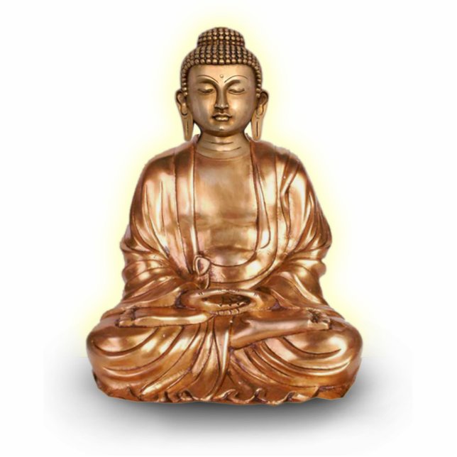 Buddha-Statue Freistehende Fotoskulptur (Vorne)