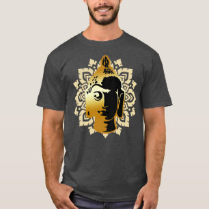 Buddha Statue Head Mandala Meditation Zen T-Shirt