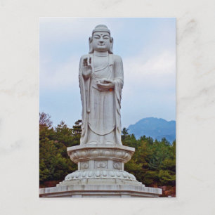 Buddha-Statue in Südkorea, Asien Postkarte
