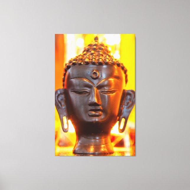 Buddha-Statue Leinwanddruck (Vorderseite)