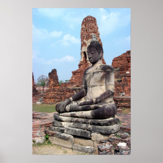 Buddha-Statue Poster (Vorne)
