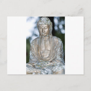Buddha-Statue Postkarte