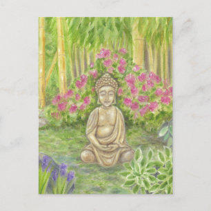 Buddha Statue Postkarte