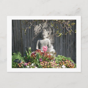 Buddha-Statue Postkarte