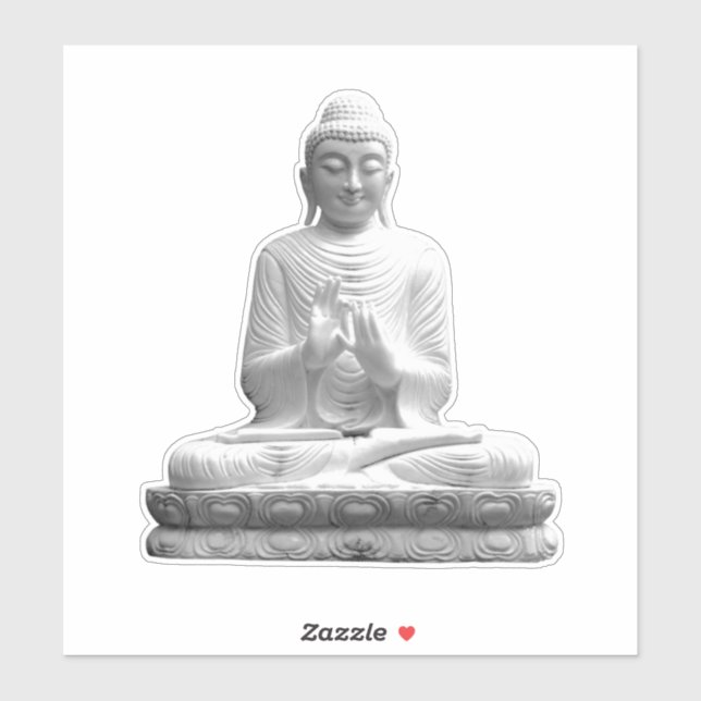 Buddha Statue Skulptur decal Aufkleber (Blatt)