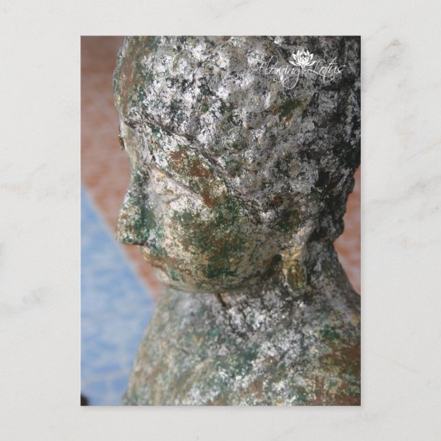 Buddha Statue-Thailand Postkarte (Vorderseite)