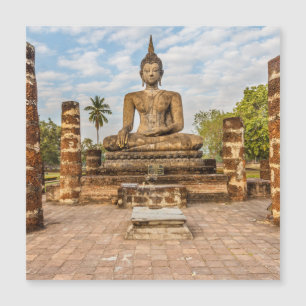 Buddha-Statue, Wat Mahathat Magnetkarte