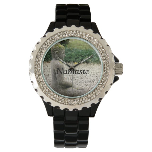 Buddha Statue Watch Armbanduhr (Vorderseite)