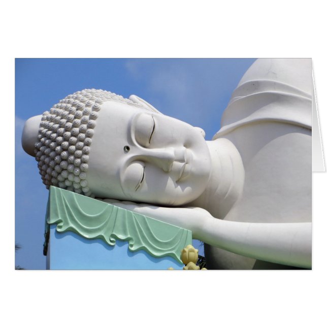 Buddha Statue zum Schlafen glücklichen Friedens (Vorderseite (Horizontal))