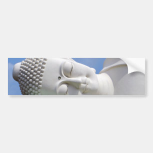 Buddha Statue zum Schlafen glücklichen Friedens Autoaufkleber