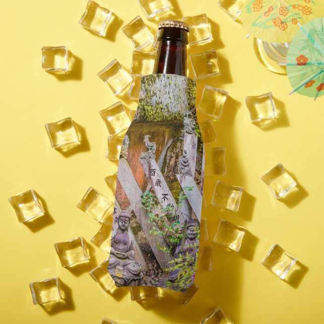 Buddha-Statuen am Senko-ji-Tempel Flaschenkühler (In Situ Sommer)