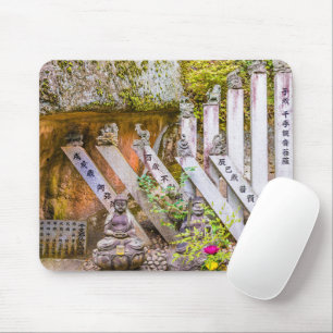 Buddha-Statuen am Senko-ji-Tempel Mousepad